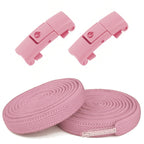 No-Tie Elastic Shoelaces - Baby Pink - Clipz