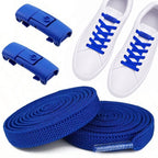 No-Tie Elastic Shoelaces - Royal Blue - Clipz