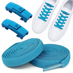 Clipz - No-Tie Elastic Shoelaces - Turquoise