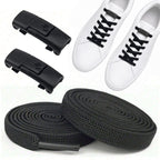 No-Tie Elastic Shoelaces - Black - Clipz