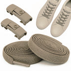 Clipz - No-Tie Elastic Shoelaces - Latte