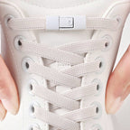 No-Tie Elastic Shoelaces - White - Clipz