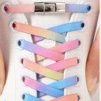 Clipz - No-Tie Elastic Shoelaces - Rainbow