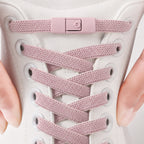 No-Tie  Elastic Shoelaces - Dusty Pink - Clipz